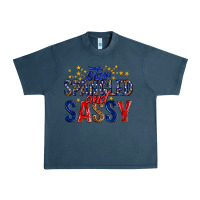 Midnight Navy star spangled and sassy billie wilder Urban Heavy Tee - texasbilliewilder