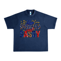Navy star spangled and sassy billie wilder Urban Heavy Tee - texasbilliewilder