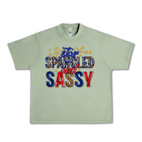 Oil Green star spangled and sassy billie wilder Urban Heavy Tee - texasbilliewilder