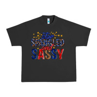 Pigment Black star spangled and sassy billie wilder Urban Heavy Tee - texasbilliewilder