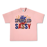 Salmon star spangled and sassy billie wilder Urban Heavy Tee - texasbilliewilder