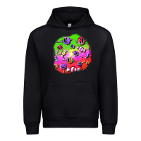 Black halloween candy  patches Urban Hoodie - BundleAndBundleShop