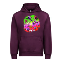 Mauve Wine halloween candy  patches Urban Hoodie - BundleAndBundleShop
