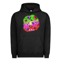 Pigment Black halloween candy  patches Urban Hoodie - BundleAndBundleShop
