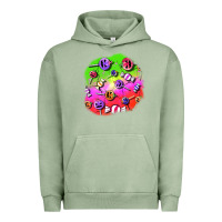 Pigment Oil Green halloween candy  patches Urban Hoodie - BundleAndBundleShop