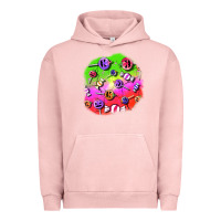 Pigment Salmon halloween candy  patches Urban Hoodie - BundleAndBundleShop