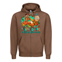 Chestnut thanksgiving calories dont count Zipper Hoodie - AdoDesignShop
