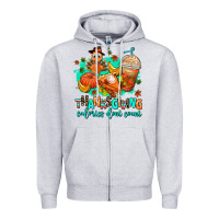 Heather Grey thanksgiving calories dont count Zipper Hoodie - AdoDesignShop