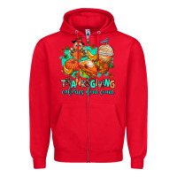 Red thanksgiving calories dont count Zipper Hoodie - AdoDesignShop