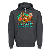 Smoke thanksgiving calories dont count Zipper Hoodie - AdoDesignShop