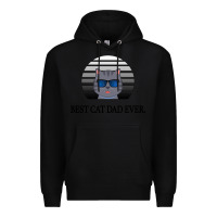 Black Best Cat Dad Ever Premium Hoodie - Bettercallsaul