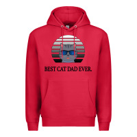 Cardinal Best Cat Dad Ever Premium Hoodie - Bettercallsaul