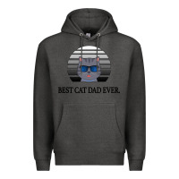 Charcoal Heather Best Cat Dad Ever Premium Hoodie - Bettercallsaul