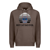 Coffee Best Cat Dad Ever Premium Hoodie - Bettercallsaul