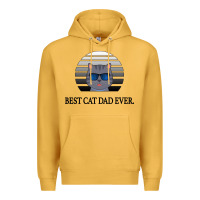 Mustard Best Cat Dad Ever Premium Hoodie - Bettercallsaul