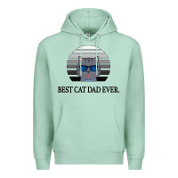 Seafoam Best Cat Dad Ever Premium Hoodie - Bettercallsaul