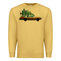 Antique Gold christmas vacation car Premium Sweatshirt - Jasminsmagicworld