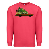 Cardinal christmas vacation car Premium Sweatshirt - Jasminsmagicworld