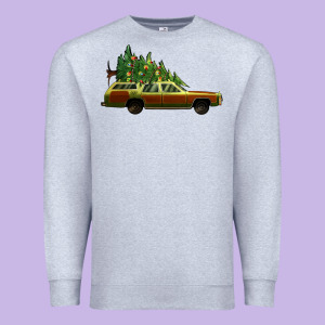 Christmas Vacation Car Premium Sweatshirt Designed By Jasminsmagicworld