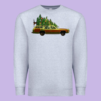 Christmas Vacation Car Premium Sweatshirt Designed By Jasminsmagicworld