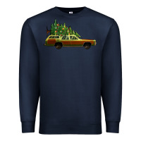 Navy christmas vacation car Premium Sweatshirt - Jasminsmagicworld