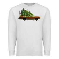 Oatmeal Heather christmas vacation car Premium Sweatshirt - Jasminsmagicworld