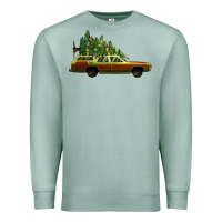 Seafoam christmas vacation car Premium Sweatshirt - Jasminsmagicworld