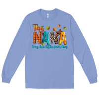 Colony Blue this nana loves her little pumpkins Long Sleeve Tee - texasbilliewilder