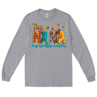 Heather Grey this nana loves her little pumpkins Long Sleeve Tee - texasbilliewilder