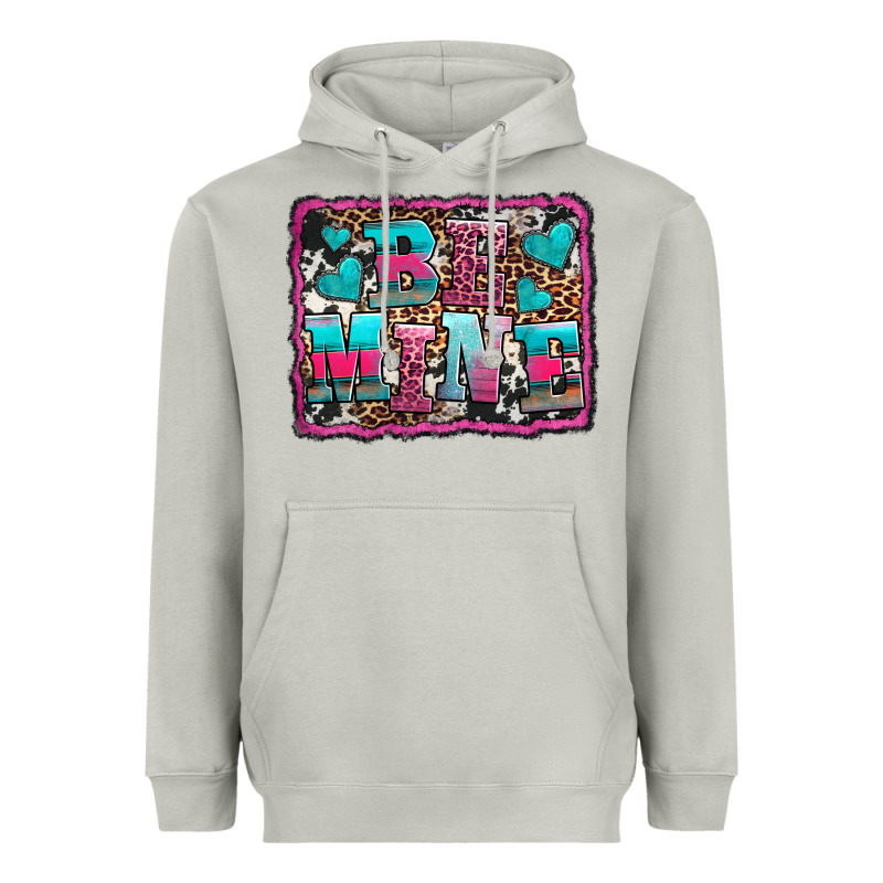 Be Mine Western Valentine's Day Heavyweight Hoodie by AdoDesignShop | Teevron