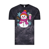 Cloud Black bougie snowman Vintage Tee - Zillion Design Studio