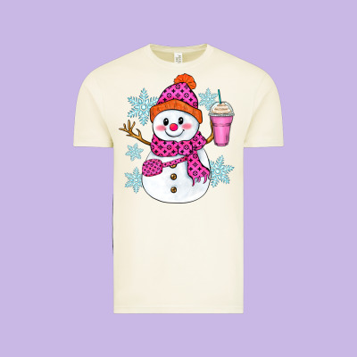 Bougie Snowman Vintage Tee Designed By Zillion Design Studio