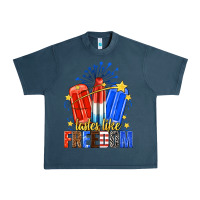 Midnight Navy tastes like freedom popsicles billie wilder Urban Heavy Tee - texasbilliewilder