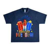 Navy tastes like freedom popsicles billie wilder Urban Heavy Tee - texasbilliewilder