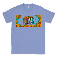 Colony Blue mini sunflower libbey cup Classic Tee - HRA Design Shop