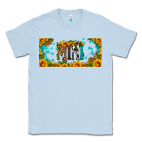 Dusty Blue mini sunflower libbey cup Classic Tee - HRA Design Shop