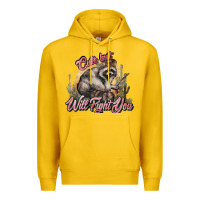 Lemon cute but will fight you racoon western Premium Hoodie - NancyCooperArtShop