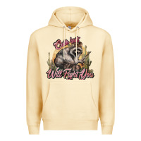 Pina Colada cute but will fight you racoon western Premium Hoodie - NancyCooperArtShop