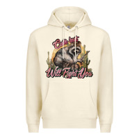 Sandshell cute but will fight you racoon western Premium Hoodie - NancyCooperArtShop