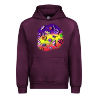 Mauve Wine halloween candy  patches Urban Hoodie - BundleAndBundleShop