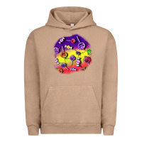 Pigment Burro halloween candy  patches Urban Hoodie - BundleAndBundleShop
