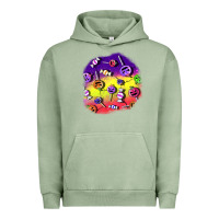 Pigment Oil Green halloween candy  patches Urban Hoodie - BundleAndBundleShop