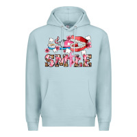 Blue Mist smile with teeth and brush Premium Hoodie - AdoDesignShop