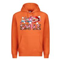 Carrot smile with teeth and brush Premium Hoodie - AdoDesignShop