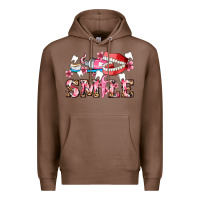 Chestnut smile with teeth and brush Premium Hoodie - AdoDesignShop