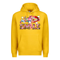 Lemon smile with teeth and brush Premium Hoodie - AdoDesignShop