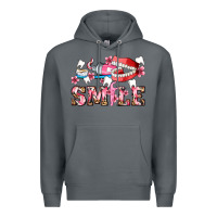 Rock smile with teeth and brush Premium Hoodie - AdoDesignShop