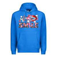 True Royal smile with teeth and brush Premium Hoodie - AdoDesignShop