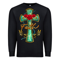 Black cross faith Premium Sweatshirt - BarkalooDesign