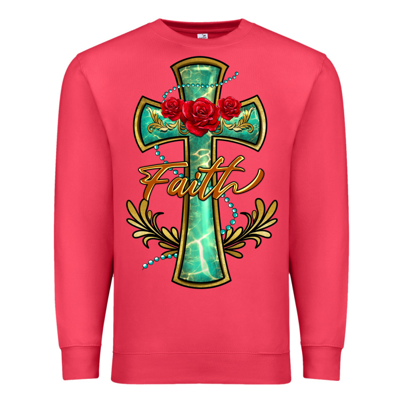 Cross Faith Premium Sweatshirt by BarkalooDesign | Teevron